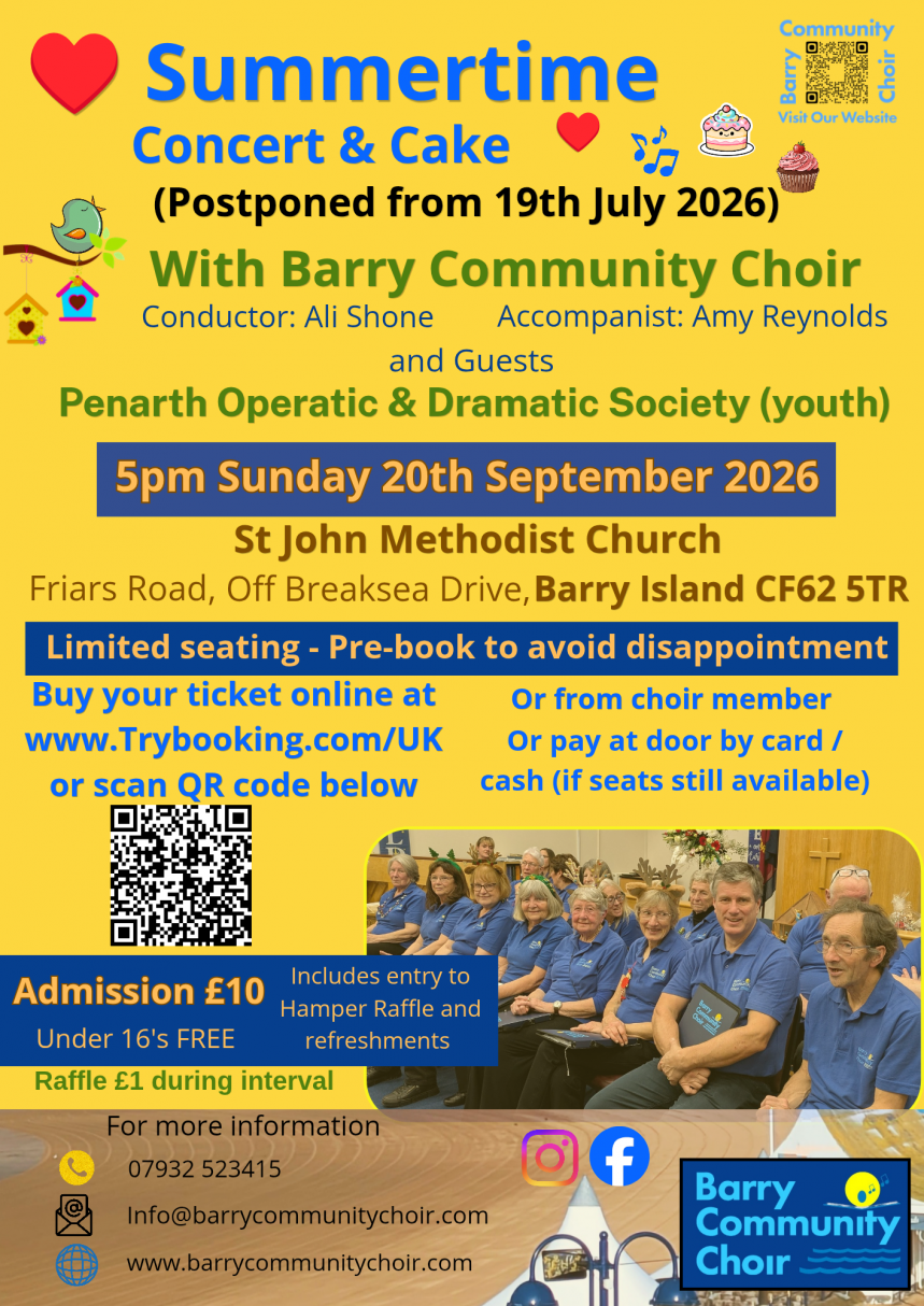 Summertime Concert & Cake(Postponed from July 2026)